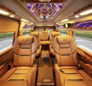 Nội thất xe Limousin 9 chỗ tphcm